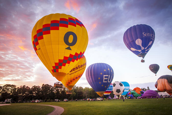 Balloons Aloft Canberra festival