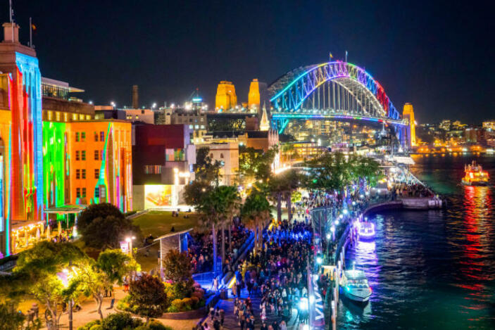 Vivid Sydney - The Rocks