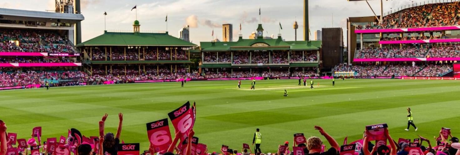 SCG BBL Sixers crowd